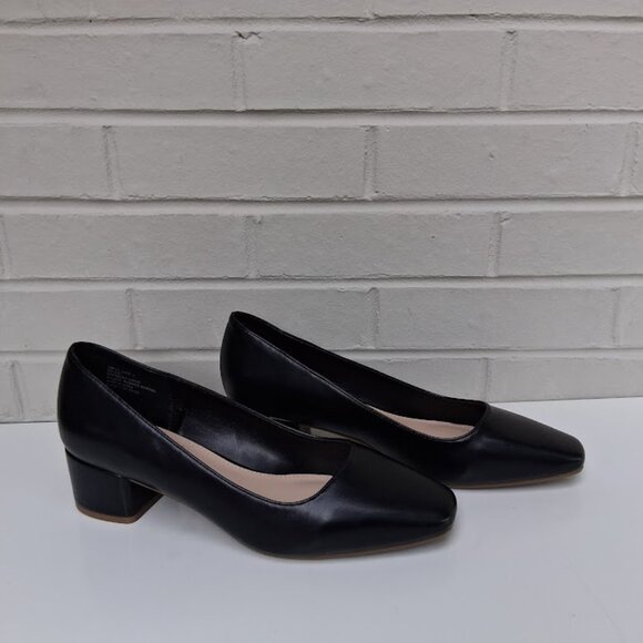 Women fashion Black low Heel Shoe's - Picture 4 of 9